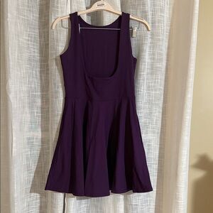 Blackmilk Purple Mini Underbust Dress